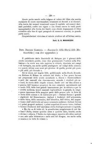 Bollettino di matematica giornale scientifico didattico per l'incremento degli studi matematici nelle scuole medie