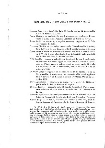 Bollettino di matematica giornale scientifico didattico per l'incremento degli studi matematici nelle scuole medie