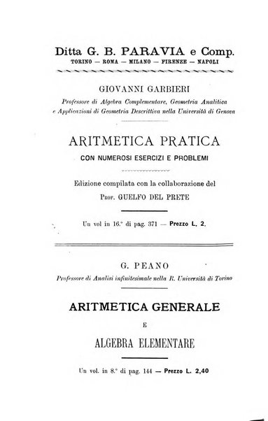 Bollettino di matematica giornale scientifico didattico per l'incremento degli studi matematici nelle scuole medie