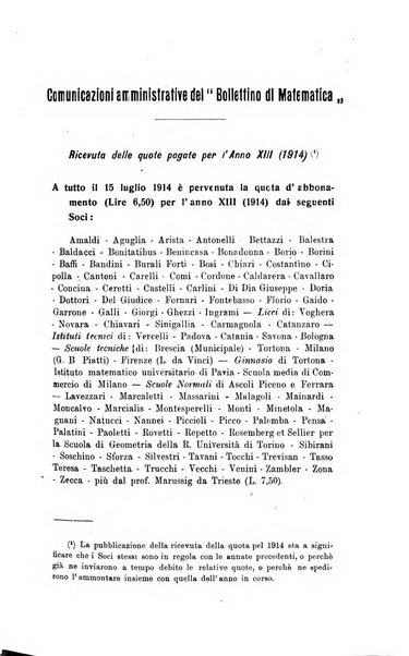 Bollettino di matematica giornale scientifico didattico per l'incremento degli studi matematici nelle scuole medie