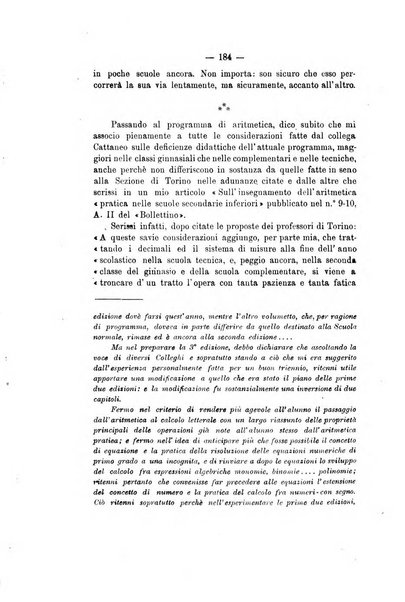 Bollettino di matematica giornale scientifico didattico per l'incremento degli studi matematici nelle scuole medie