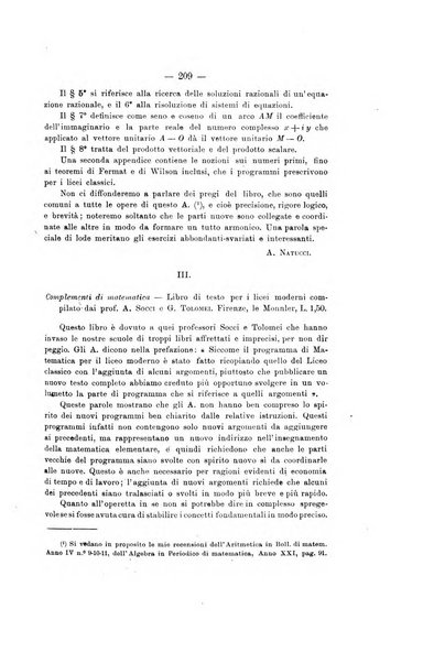 Bollettino di matematica giornale scientifico didattico per l'incremento degli studi matematici nelle scuole medie