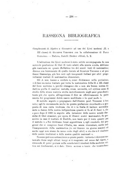 Bollettino di matematica giornale scientifico didattico per l'incremento degli studi matematici nelle scuole medie