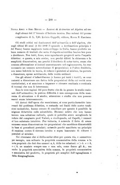 Bollettino di matematica giornale scientifico didattico per l'incremento degli studi matematici nelle scuole medie