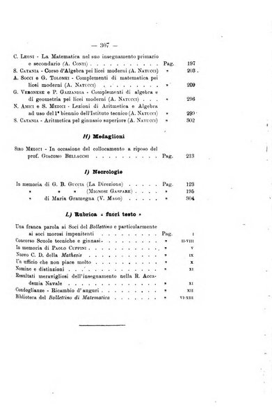 Bollettino di matematica giornale scientifico didattico per l'incremento degli studi matematici nelle scuole medie