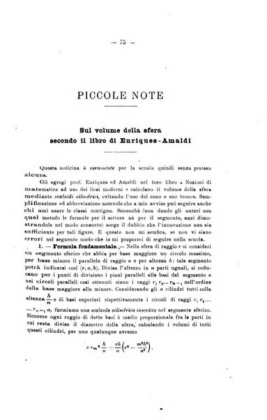 Bollettino di matematica giornale scientifico didattico per l'incremento degli studi matematici nelle scuole medie