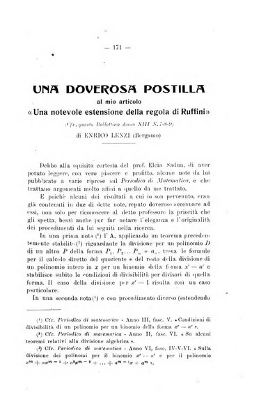 Bollettino di matematica giornale scientifico didattico per l'incremento degli studi matematici nelle scuole medie