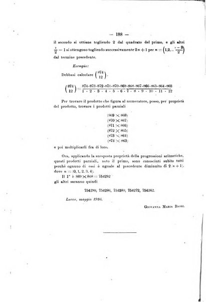 Bollettino di matematica giornale scientifico didattico per l'incremento degli studi matematici nelle scuole medie