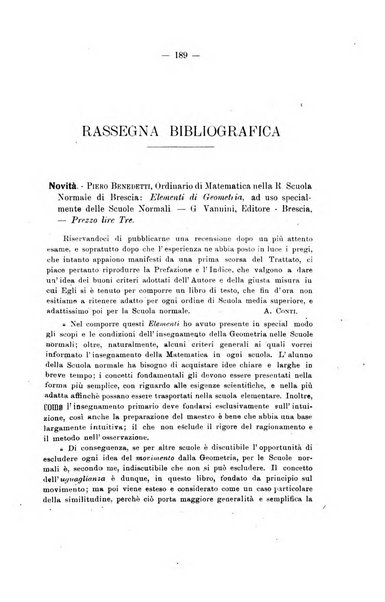 Bollettino di matematica giornale scientifico didattico per l'incremento degli studi matematici nelle scuole medie