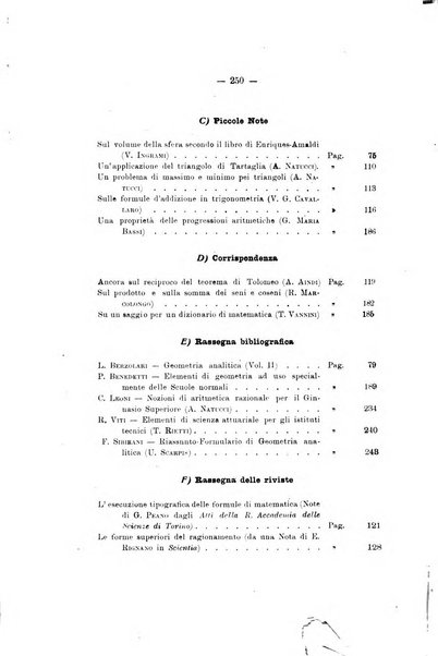 Bollettino di matematica giornale scientifico didattico per l'incremento degli studi matematici nelle scuole medie