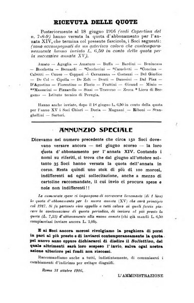 Bollettino di matematica giornale scientifico didattico per l'incremento degli studi matematici nelle scuole medie