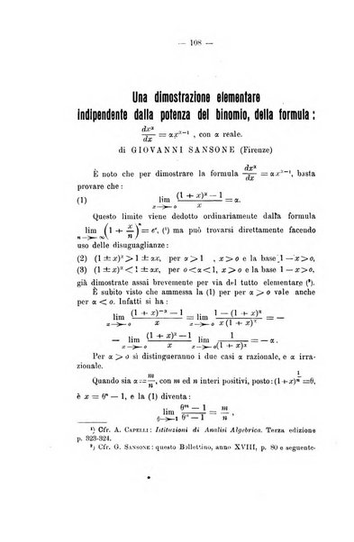 Bollettino di matematica giornale scientifico didattico per l'incremento degli studi matematici nelle scuole medie