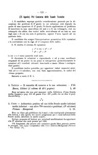 Bollettino di matematica giornale scientifico didattico per l'incremento degli studi matematici nelle scuole medie