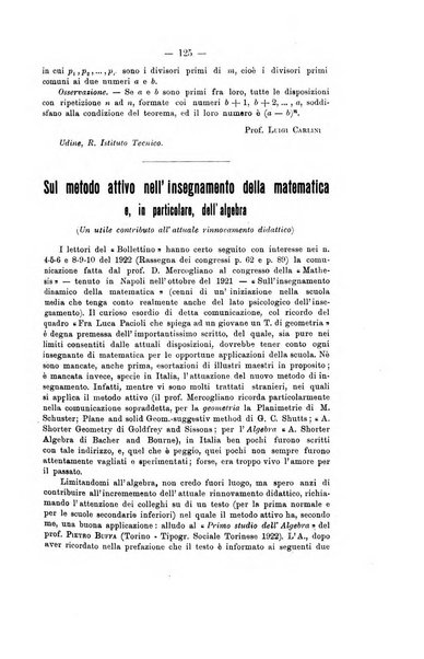 Bollettino di matematica giornale scientifico didattico per l'incremento degli studi matematici nelle scuole medie