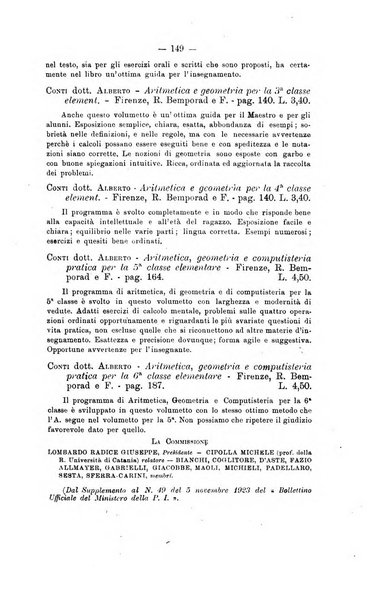 Bollettino di matematica giornale scientifico didattico per l'incremento degli studi matematici nelle scuole medie