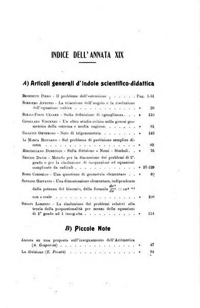 Bollettino di matematica giornale scientifico didattico per l'incremento degli studi matematici nelle scuole medie