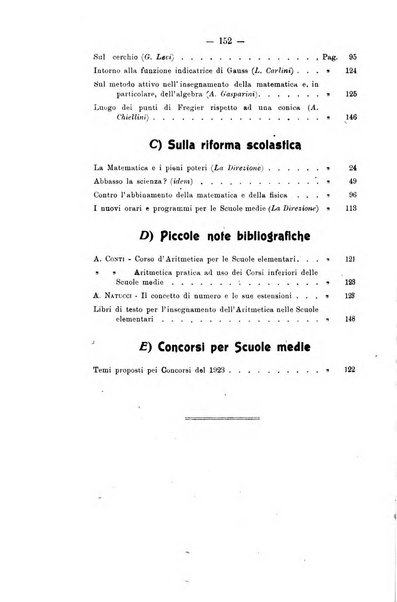 Bollettino di matematica giornale scientifico didattico per l'incremento degli studi matematici nelle scuole medie