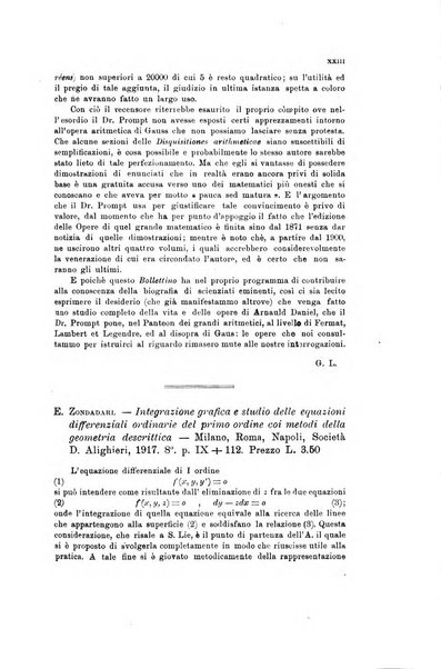 Bollettino di matematica giornale scientifico didattico per l'incremento degli studi matematici nelle scuole medie