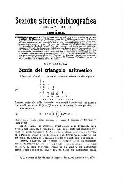 Bollettino di matematica giornale scientifico didattico per l'incremento degli studi matematici nelle scuole medie