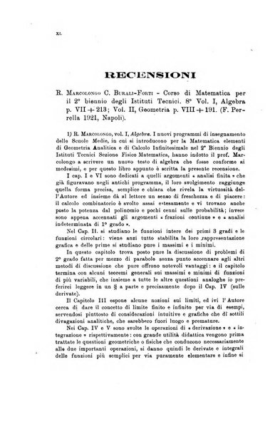 Bollettino di matematica giornale scientifico didattico per l'incremento degli studi matematici nelle scuole medie