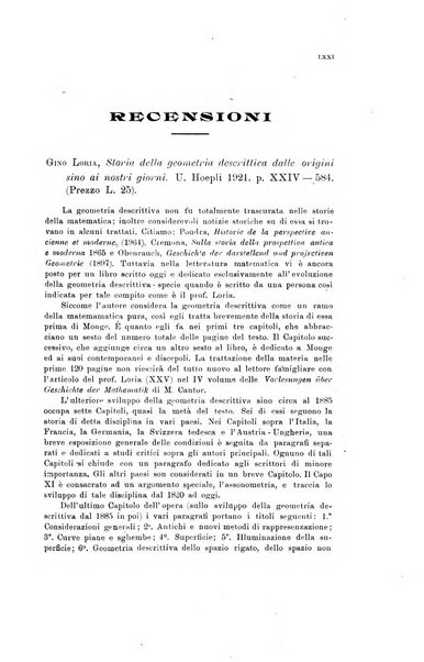 Bollettino di matematica giornale scientifico didattico per l'incremento degli studi matematici nelle scuole medie