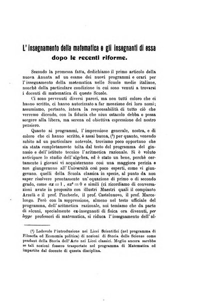 Bollettino di matematica giornale scientifico didattico per l'incremento degli studi matematici nelle scuole medie