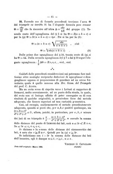 Bollettino di matematica giornale scientifico didattico per l'incremento degli studi matematici nelle scuole medie