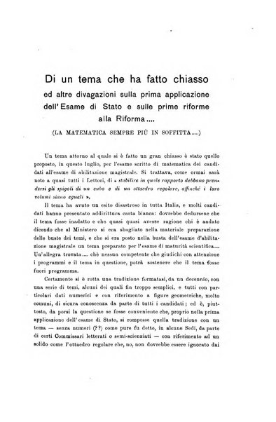 Bollettino di matematica giornale scientifico didattico per l'incremento degli studi matematici nelle scuole medie