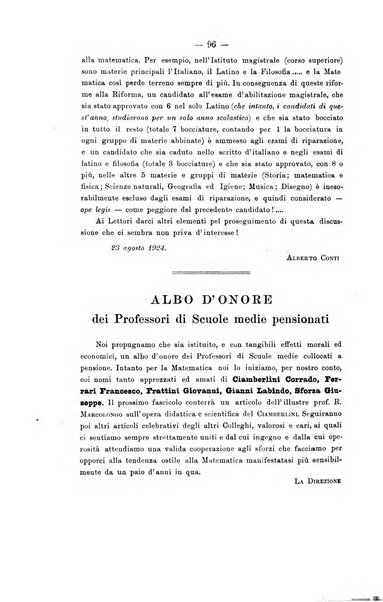 Bollettino di matematica giornale scientifico didattico per l'incremento degli studi matematici nelle scuole medie