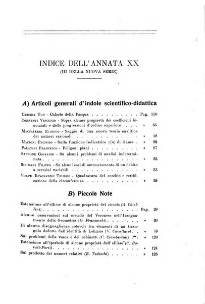 Bollettino di matematica giornale scientifico didattico per l'incremento degli studi matematici nelle scuole medie