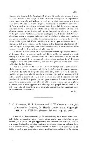 Bollettino di matematica giornale scientifico didattico per l'incremento degli studi matematici nelle scuole medie