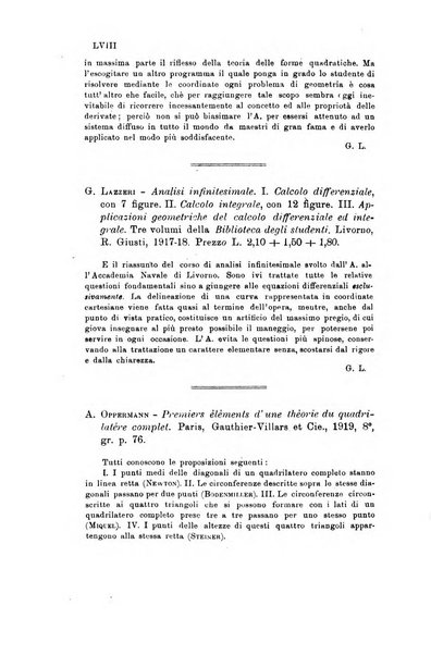 Bollettino di matematica giornale scientifico didattico per l'incremento degli studi matematici nelle scuole medie