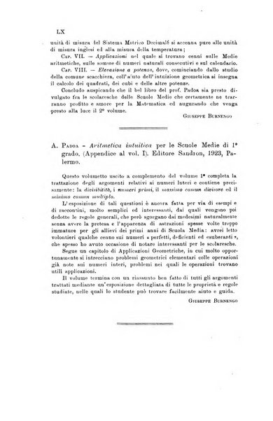 Bollettino di matematica giornale scientifico didattico per l'incremento degli studi matematici nelle scuole medie