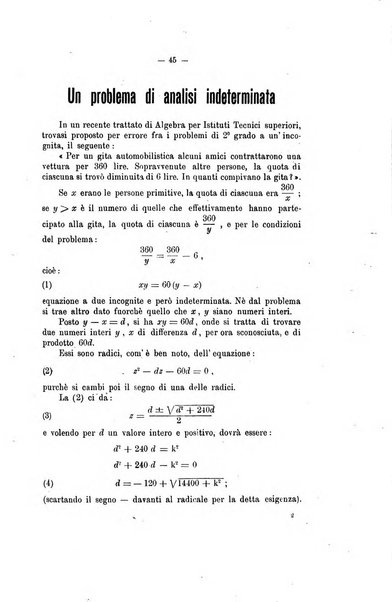 Bollettino di matematica giornale scientifico didattico per l'incremento degli studi matematici nelle scuole medie