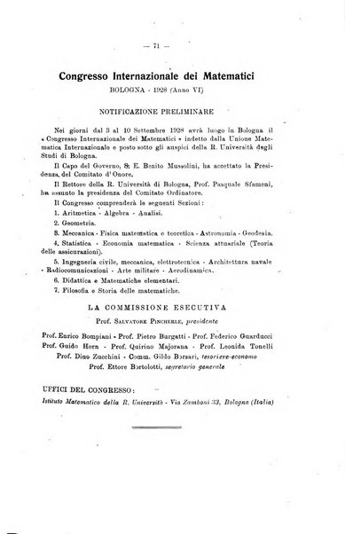 Bollettino di matematica giornale scientifico didattico per l'incremento degli studi matematici nelle scuole medie