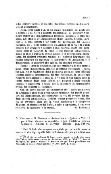 Bollettino di matematica giornale scientifico didattico per l'incremento degli studi matematici nelle scuole medie