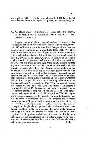 Bollettino di matematica giornale scientifico didattico per l'incremento degli studi matematici nelle scuole medie