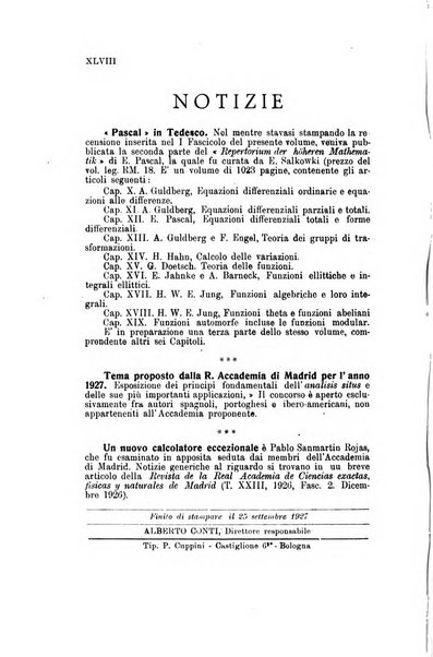 Bollettino di matematica giornale scientifico didattico per l'incremento degli studi matematici nelle scuole medie