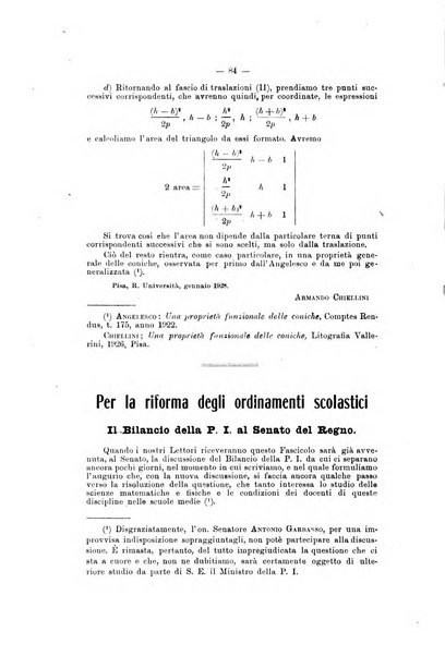 Bollettino di matematica giornale scientifico didattico per l'incremento degli studi matematici nelle scuole medie