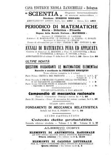 Bollettino di matematica giornale scientifico didattico per l'incremento degli studi matematici nelle scuole medie