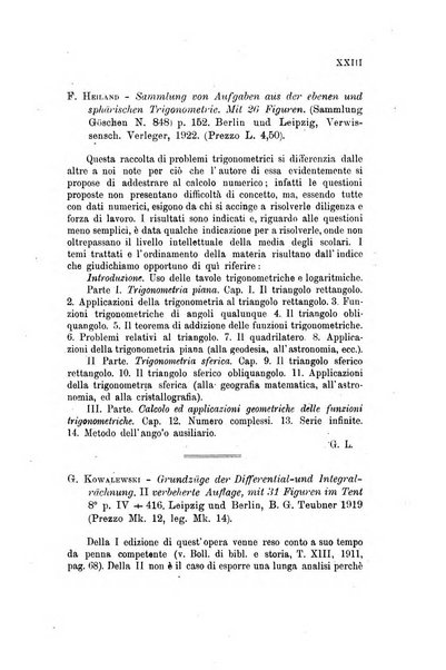 Bollettino di matematica giornale scientifico didattico per l'incremento degli studi matematici nelle scuole medie