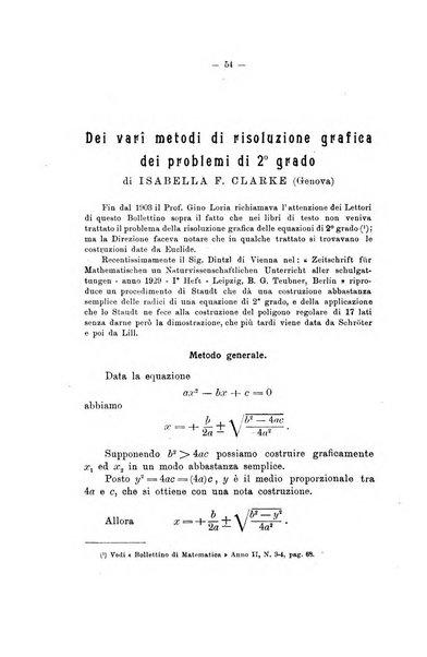 Bollettino di matematica giornale scientifico didattico per l'incremento degli studi matematici nelle scuole medie