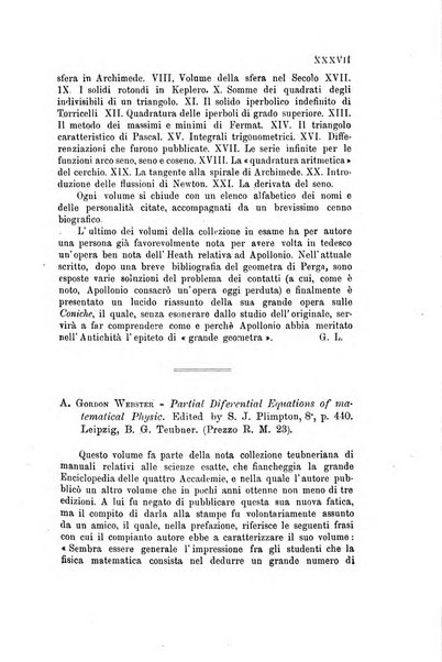 Bollettino di matematica giornale scientifico didattico per l'incremento degli studi matematici nelle scuole medie