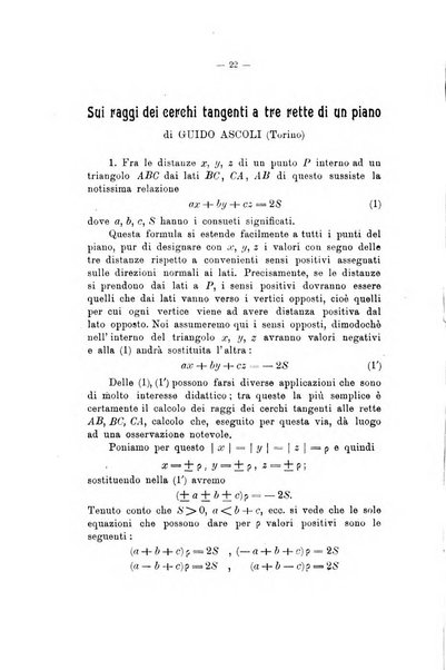 Bollettino di matematica giornale scientifico didattico per l'incremento degli studi matematici nelle scuole medie