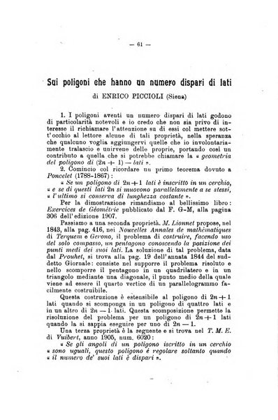 Bollettino di matematica giornale scientifico didattico per l'incremento degli studi matematici nelle scuole medie