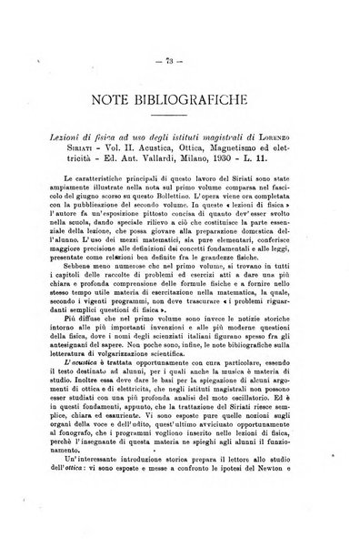 Bollettino di matematica giornale scientifico didattico per l'incremento degli studi matematici nelle scuole medie