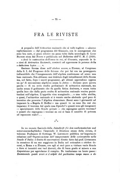 Bollettino di matematica giornale scientifico didattico per l'incremento degli studi matematici nelle scuole medie