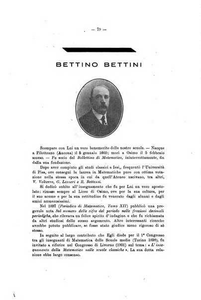 Bollettino di matematica giornale scientifico didattico per l'incremento degli studi matematici nelle scuole medie