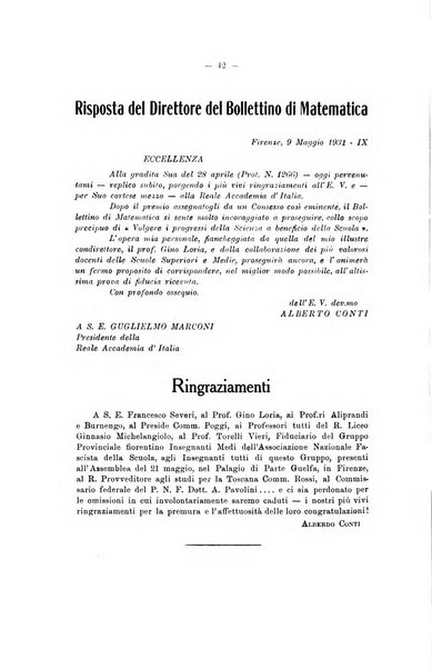 Bollettino di matematica giornale scientifico didattico per l'incremento degli studi matematici nelle scuole medie