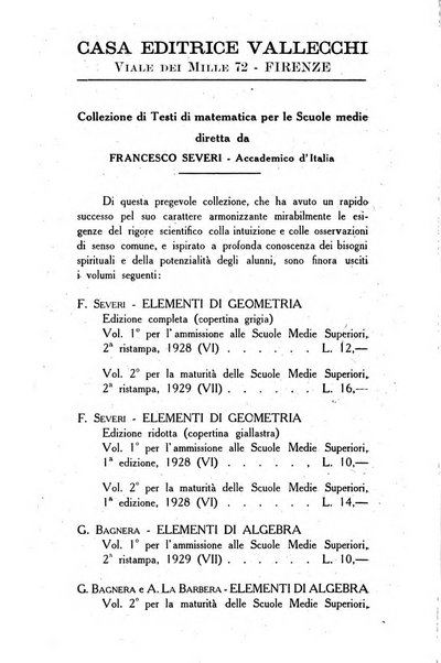 Bollettino di matematica giornale scientifico didattico per l'incremento degli studi matematici nelle scuole medie